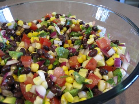 Black Bean, Corn, and Avocado Salsa