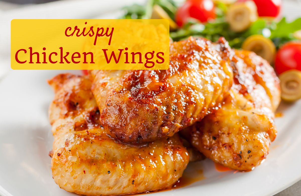 Crispy Chicken Wings (baked)