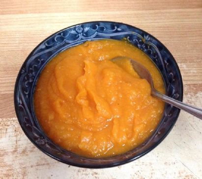 Autumn Orange Soup with lentils, vegan