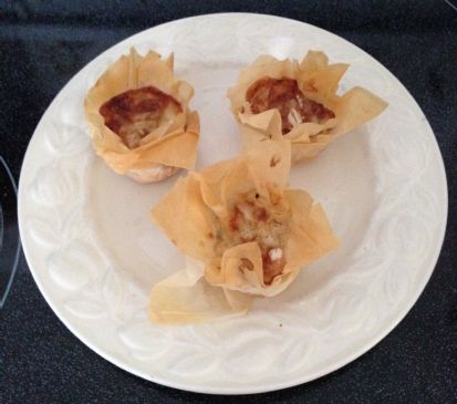 Apple and Brie Phyllo Bites