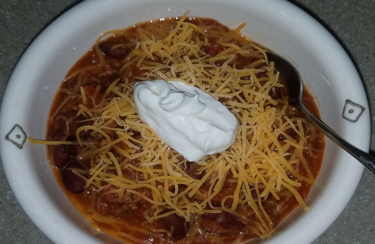 *Cathy's Homemade Chili w/ Beans