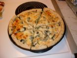 Carita's Spinach and Mushroom Pizza