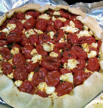 Tomato Tart with Goat Cheese and Herbs