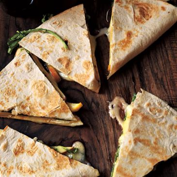 Apple and Spinach Quesdillas