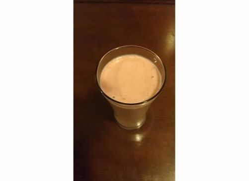 creamy chocolate milk shake