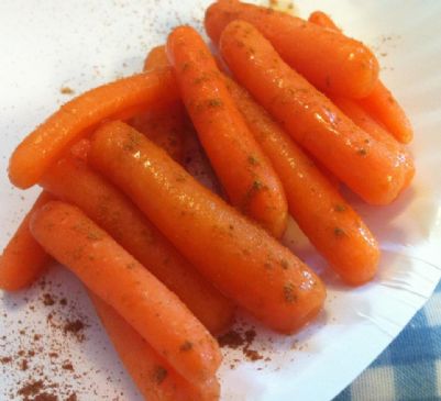 Candied Carrots in the Microwave