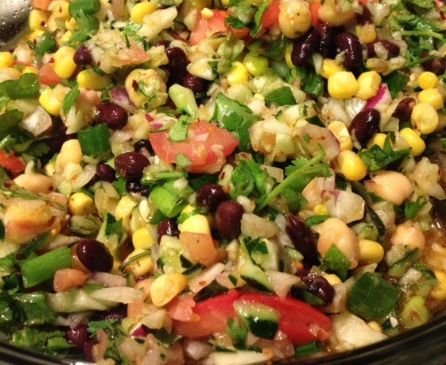 Vegan Beans and Bits Salad