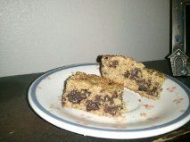 Flaxseed dark chocolate chip bars