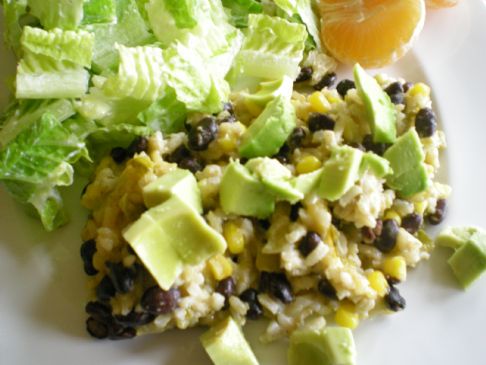 Black Bean and Rice Bake