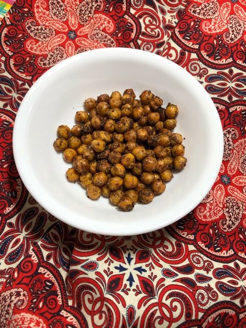 Roasted Chick Peas with Syrian Spice