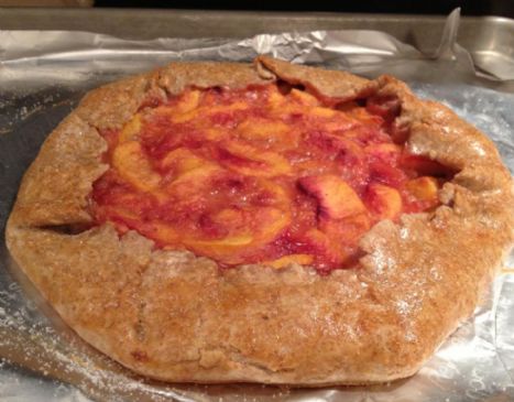 Country Peach Tart (Galette aux Peches)