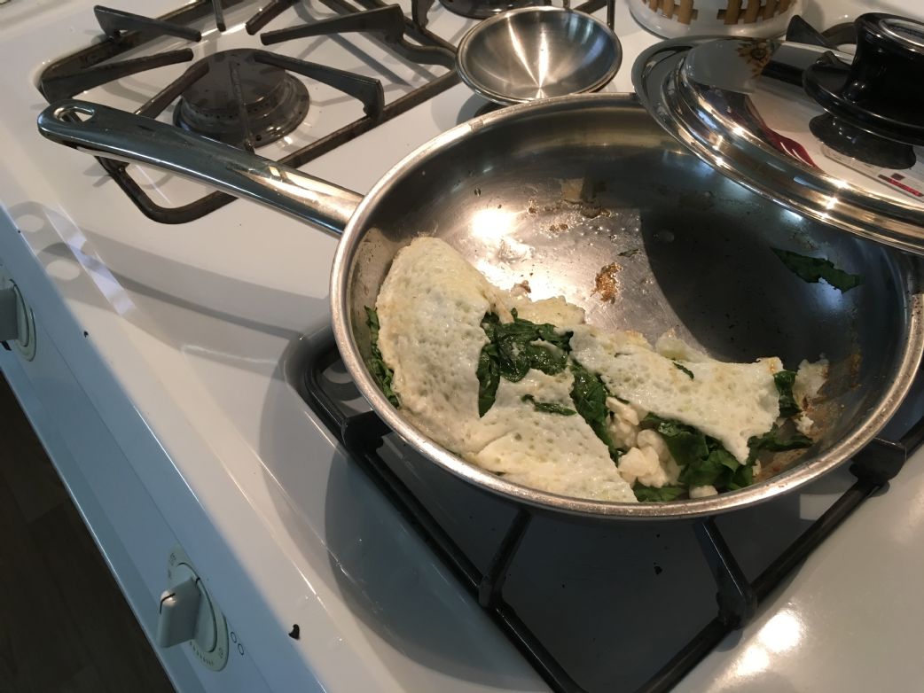 Feta spinach egg whites