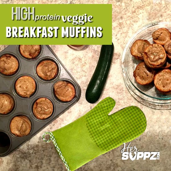 HerSUPPZ HIGH PROTEIN VEGGIE BREAKFAST MUFFINS