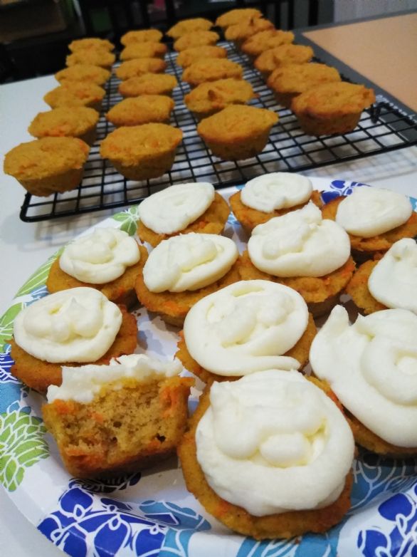 Cyndi's Low Carb Carrot Mini Cupcakes