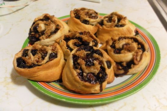 Blueberry Crescent Rolls