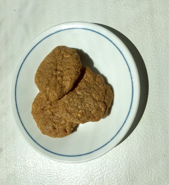 Chewy and Light Peanut Butter Cookies