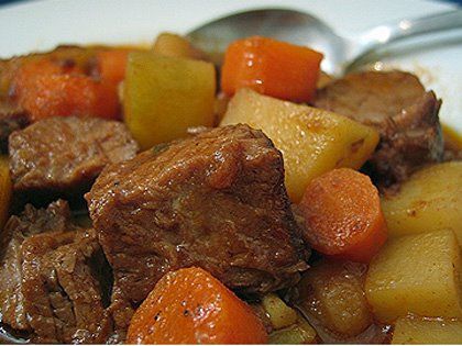 Chunky Beef Stew - Eating for LIfe (adapted)