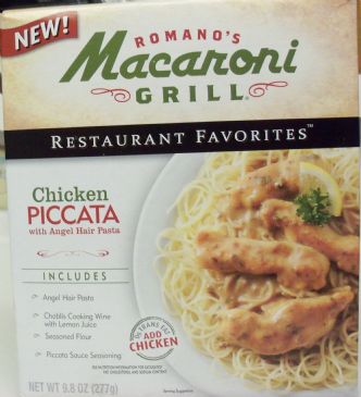 Macaroni Grill Chicken Piccata with Angel Hair Pasta (from Box) revised