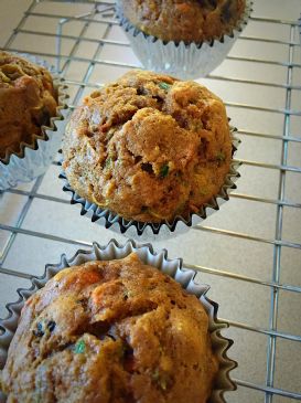 Zucchini-Carrot Muffins (fillingyourfork.com)