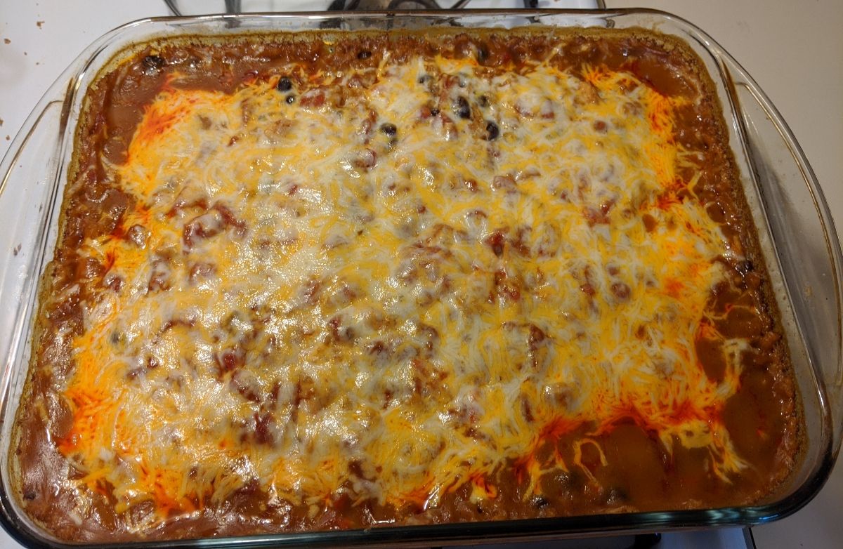 Mexican Chicken and Rice Casserole