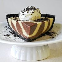 Zebra Pudding Pie