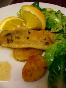 Trout with lemon and tyme