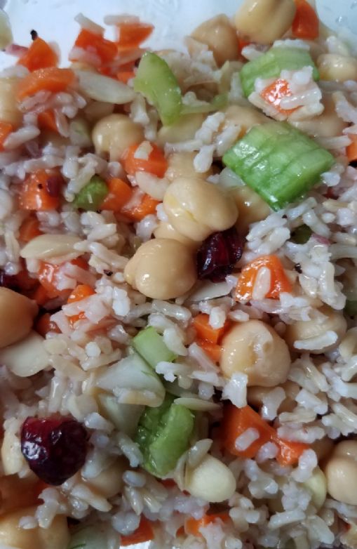 Chickpea and Brown Rice Salad