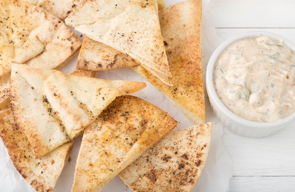 Whole-Wheat Pita Chips