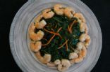 Stir-fried Kale with Slivered Carrots