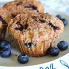 Blueberry Muffins with Streusel Topping