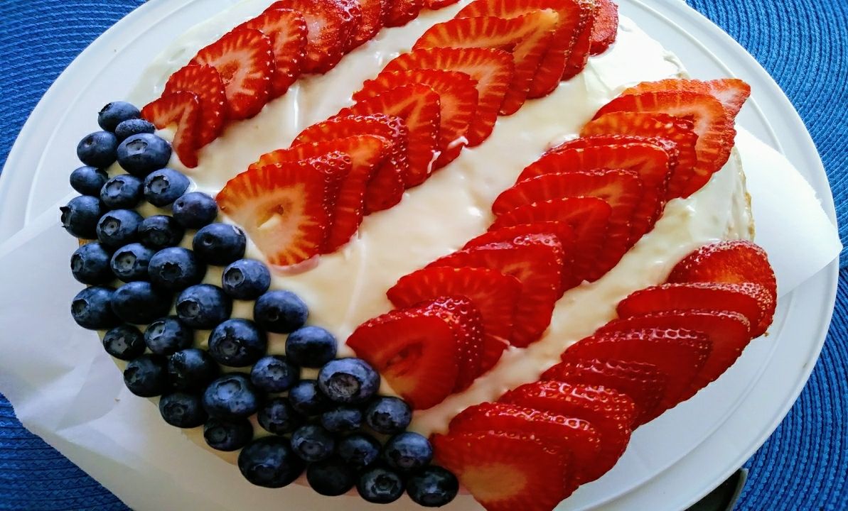 Flag Cake