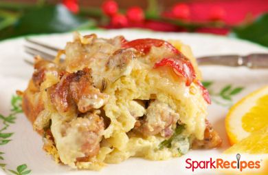 Sausage Egg Casserole (Low Carb)