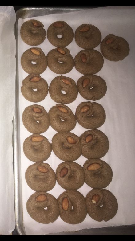 Healthy Ghorayeba (Almond butter cookies)
