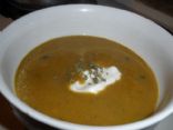Curried Squash and Black Bean Soup