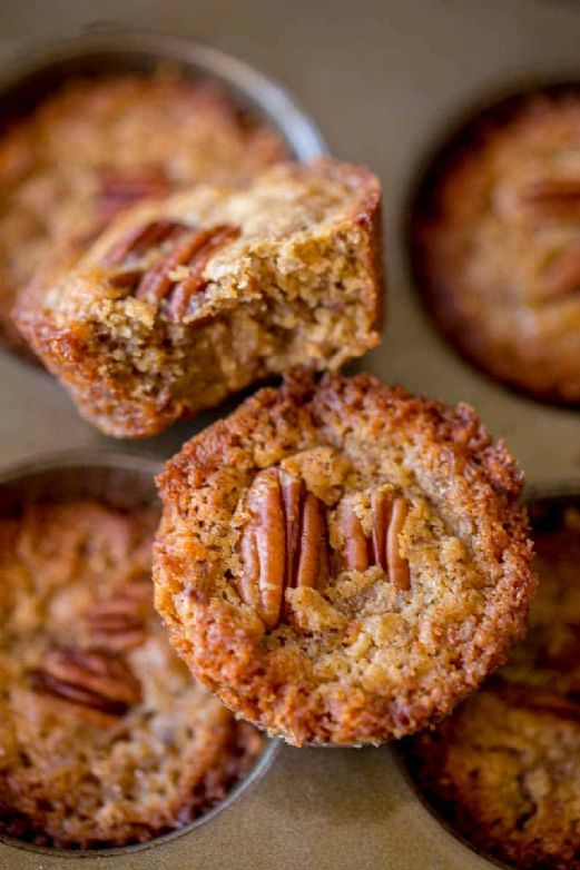 Low Carb Mini Pecan Pie Muffins