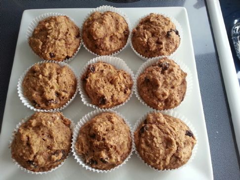 Banana Raisin Muffins