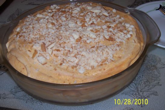 Pumpkin Pie w/wafers