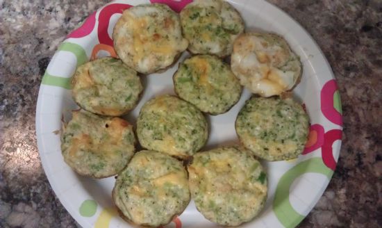 Broccoli and Cheese Muffin Omelets