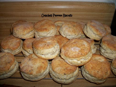 Cracked Pepper Biscuits