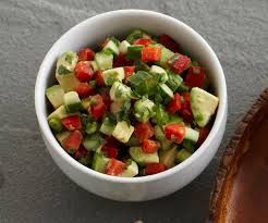 Black Bean, Avocado, Cucumber and Tomato Salad