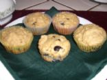 Whole Grain Blueberry Oatmeal Muffin