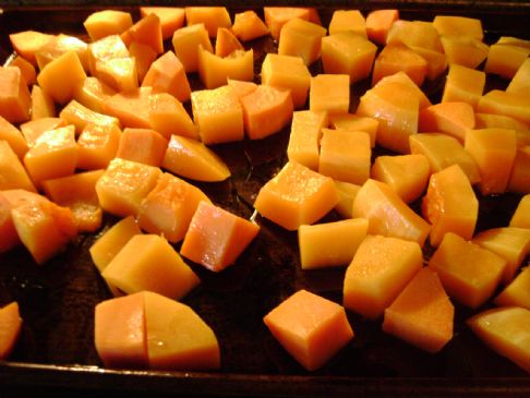 Roasted Butternut squash and Sweet potatoes