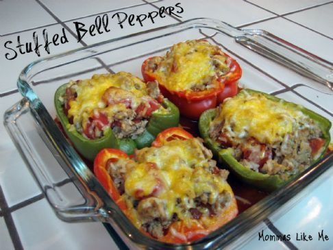 Dirty Stuffed Bell Peppers