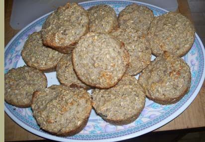 Healthy Banana Oat Muffins