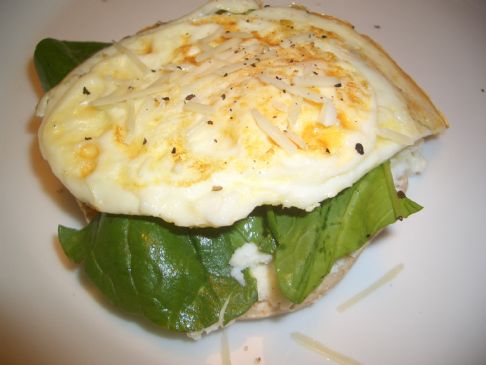 Ricotta, Arugula, Egg Sandwich