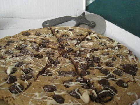 Chocolate Chip Pizza Cookie Recipe from The Veggie Gourmet
