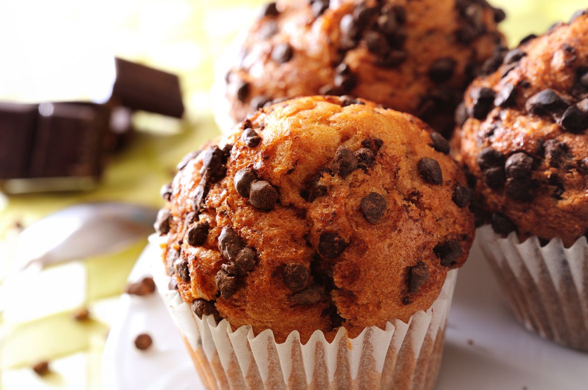 No Dairy Chocolate Chip Muffins