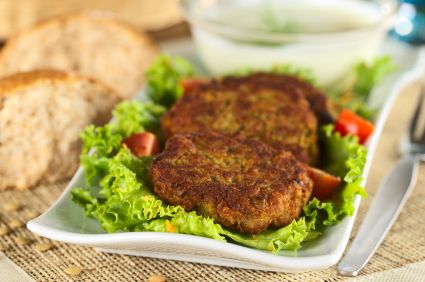 Lentil and Chickpea Burger