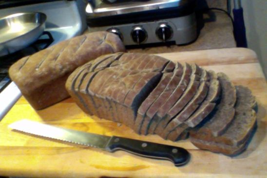 Wheat free buckwheat and millet bread