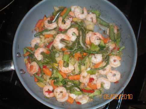 shrimp stir fry